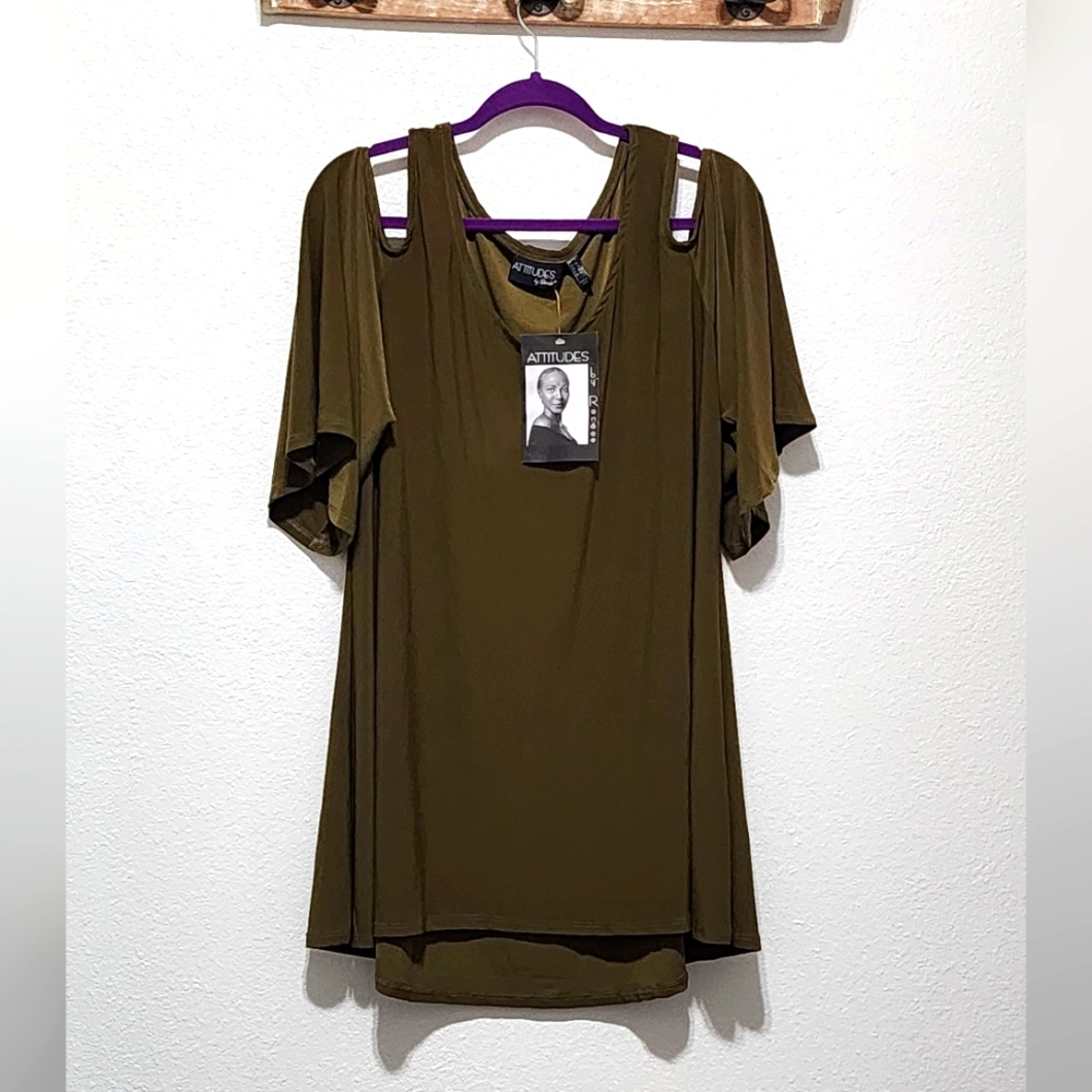 Cold shoulder blouse